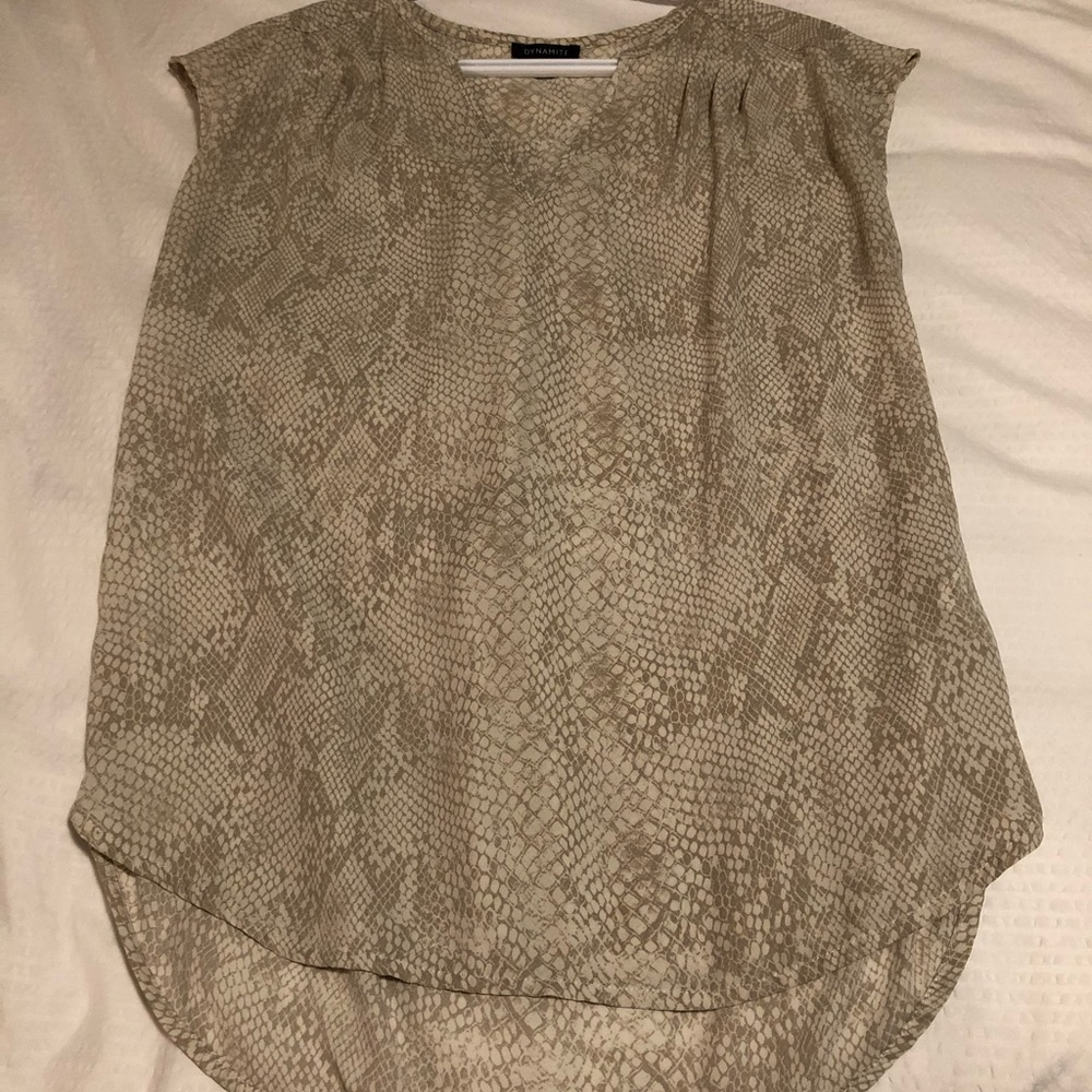 Snake skin blouse